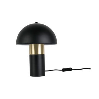 Galda lampa melnā un zelta krāsā Leitmotiv Seta, augstums 26 cm