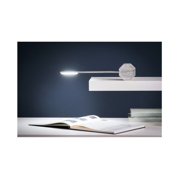 Pelēka LED galda lampa (augstums 38 cm) Octagon One – Gingko-image-4