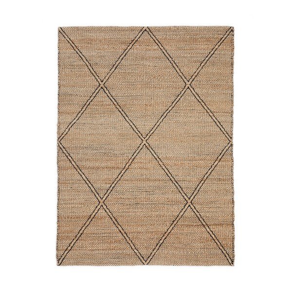 Dabīga toņa ar rokām darināts džutas paklājs 200x300 cm Vallalta – Kave Home