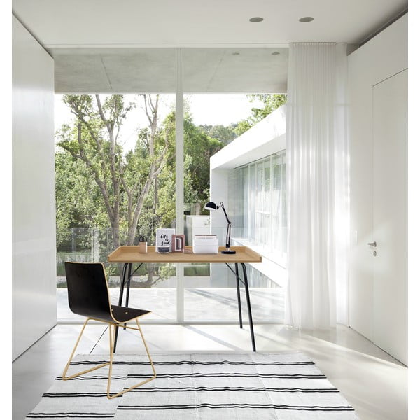 Rakstāmgalds ar ozolkoka imitācijas virsmu 52x115 cm Rayburn – Woodman-image-4