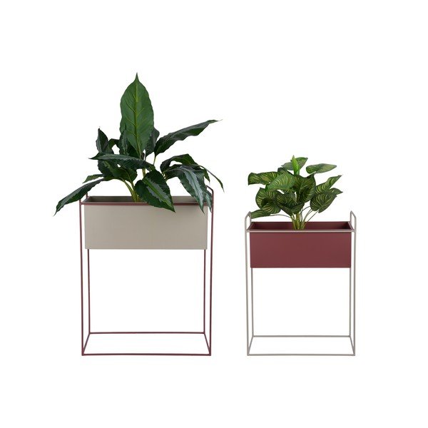 Metāla puķu podu statīvi (2 gab.) (augstums 65 cm) Reina – PT LIVING-image-2