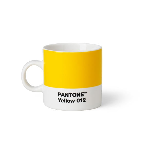 Gaiši dzeltena krūze Pantone Espresso, 120 ml