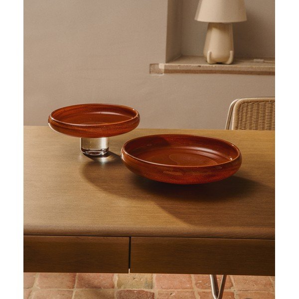 Stikla dekoratīva bļoda ø 34 cm Denuo – Kave Home-image-1