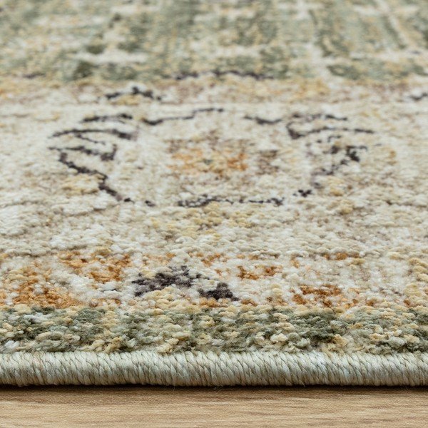 Zaļš/bēšs ar rokām darināts paklājs 80x160 cm Heriz Ornate – Asiatic Carpets-image-4