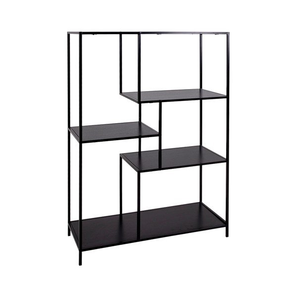 Melns grāmatu plaukts House Nordic Vita Shelf, 80 x 120 cm-image-1