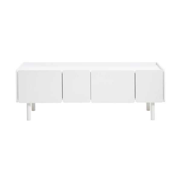Balts TV galdiņš 160x55x45 cm Bera – Unique Furniture