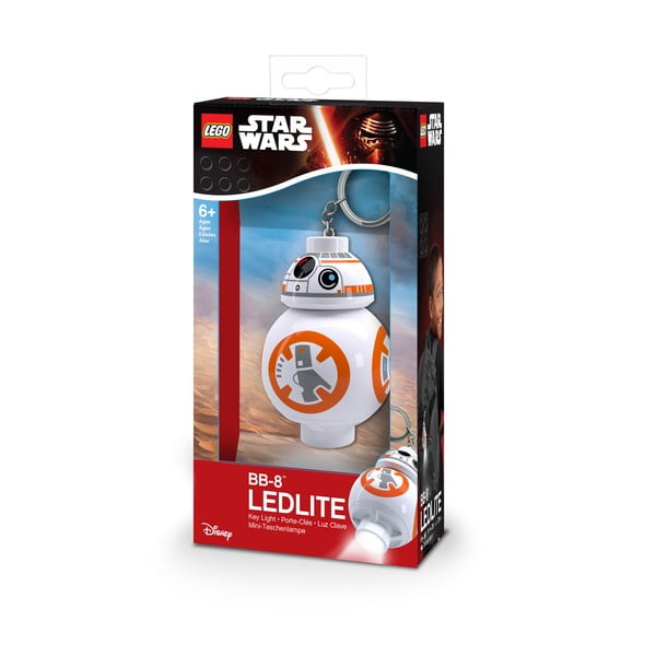 Atslēgu piekariņš ar lukturīti LEGO® Star Wars BB8-image-1