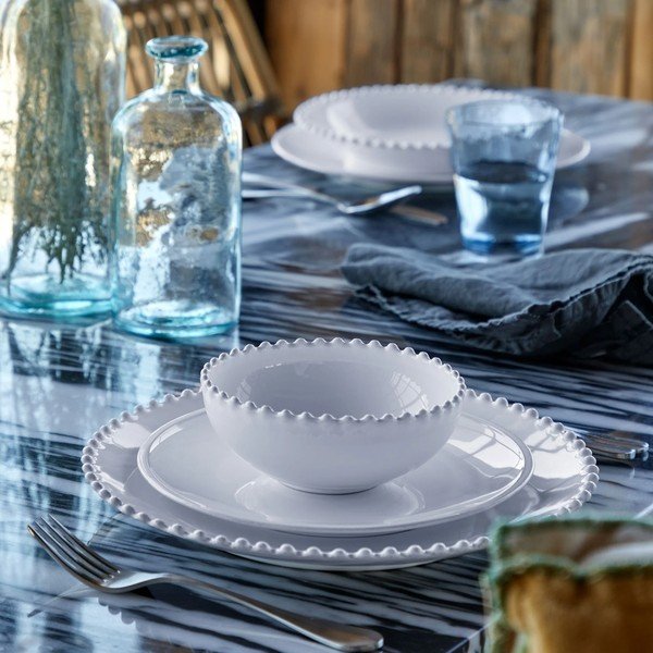 Balts akmensmasas šķīvis ø 34 cm Pearl – Costa Nova-image-3