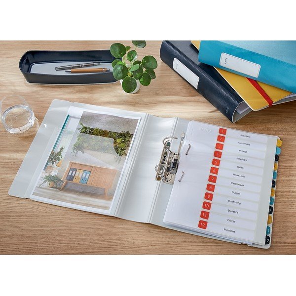 Dzeltena dokumentu mape ar gumiju Leitz Cosy, A4-image-3