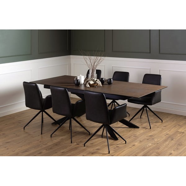 Keramikas izvelkams ēdamgalds 100x240 cm Irwine – Actona-image-2
