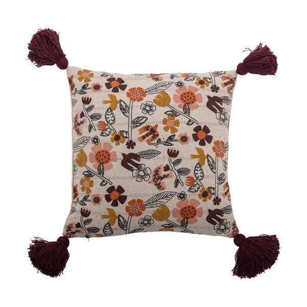 Dekoratīvais spilvens no kokvilnas maisījuma 45x45 cm Vivielle – Bloomingville
