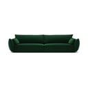 Tumši zaļš samta dīvāns 248 cm Vanda – Mazzini Sofas