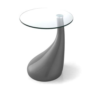 Apaļš uzglabāšanas galds ar stikla virsmu ø 45 cm Pop – Tomasucci