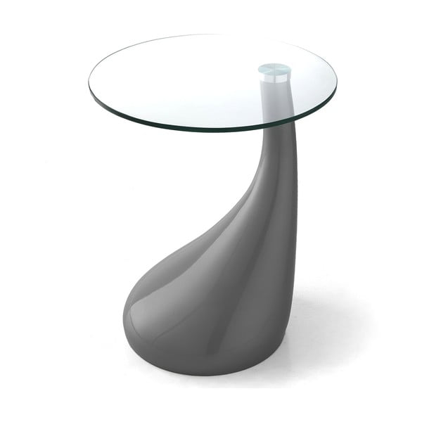 Apaļš uzglabāšanas galds ar stikla virsmu ø 45 cm Pop – Tomasucci