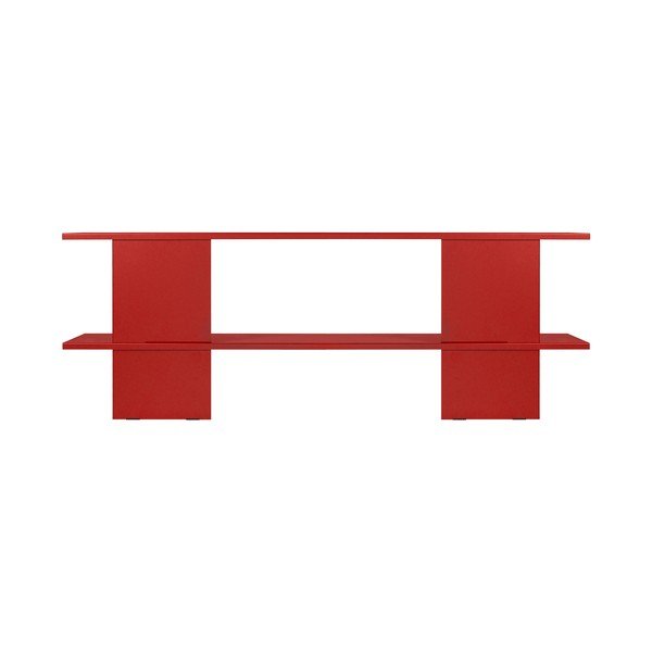 Sarkans metāla plaukts 160x57x37 cm Hes – noo.ma-image-3