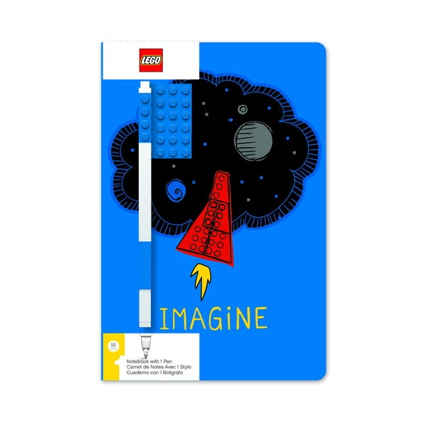 LEGO® Imagine piezīmju blociņš un pildspalvu komplekts