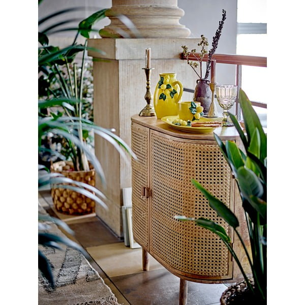 Brūna māla rokām darināta vāze Reina – Bloomingville-image-3