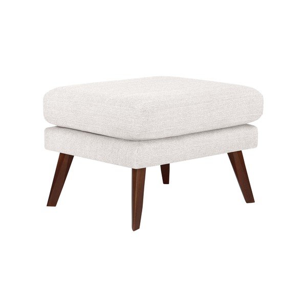 Krēmkrāsas un balta taburete Mazzini Sofas Elena