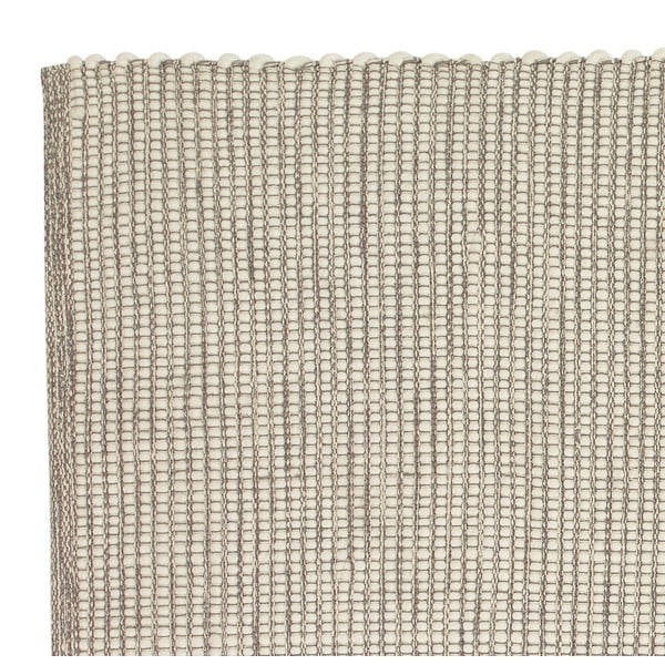 Gaiši pelēks divpusējs/ar rokām darināts paklājs no vilnas maisījuma 200x300 cm Poppy – Hübsch-image-4