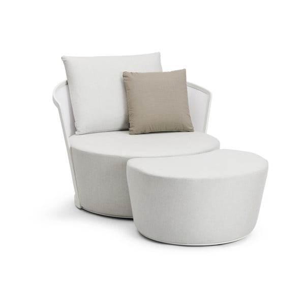 Krēmkrāsas dārza atpūtas krēsls Cielo – Diphano-image-1