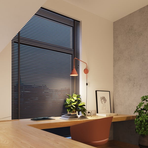 Terakotas oranža sienas lampa ar vadu Zylo – Sollux-image-2