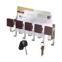 Sienas atslēgu turētājs ar plauktiņu vēstulēm iDesign Fombu