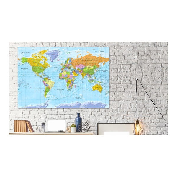 Pasaules sienas karte Bimago Orbis Terrarum, 90 x 60 cm-image-1