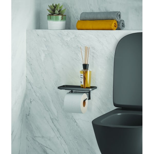 Nerūsējošā tērauda tualetes papīra turētājs Origin Lava – Metaltex-image-1