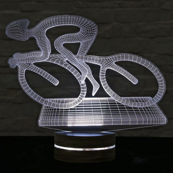 3D galda lampas velosipēds