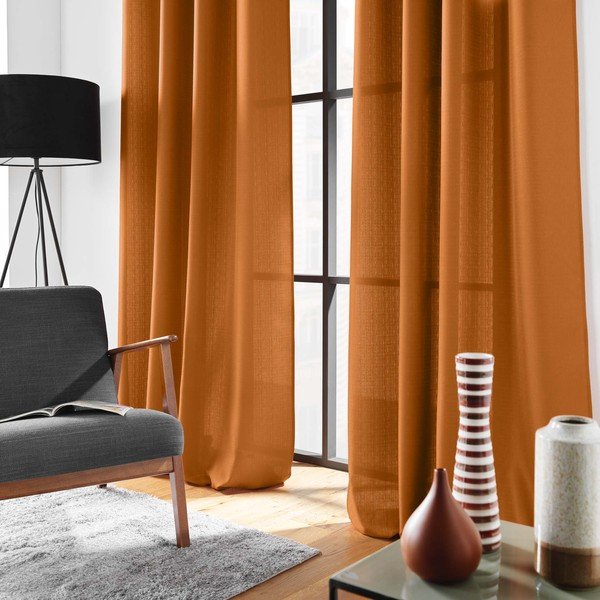 Brūns aizkars 140x260 cm Soline – douceur d'intérieur-image-1