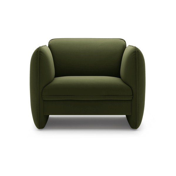 Zaļš samta atpūtas krēsls Georgia – Micadoni -image-2