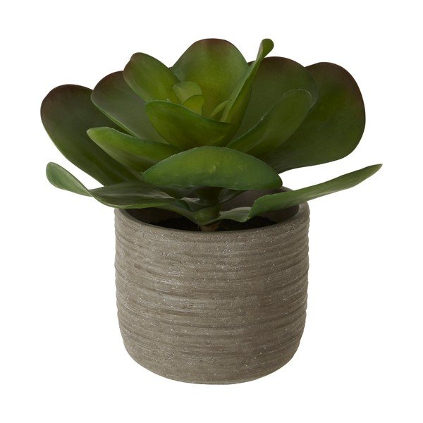 Mākslīgais lotosa zieds pelēkā puķu podā Premier Housewares Fiori