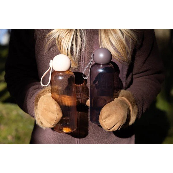 Brūna pārstrādātas plastmasas pudele ceļojumiem 650 ml Tom – Sagaform-image-3