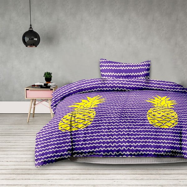 Divvietīga gultas pārklājs AmeliaHome Pineapple, 220 x 240 cm