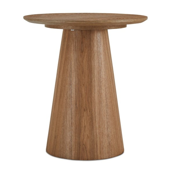 Dabīga toņa žurnālgaldiņš ar ozolkoka imitāciju ø 45 cm Tango – Furnhouse-image-1