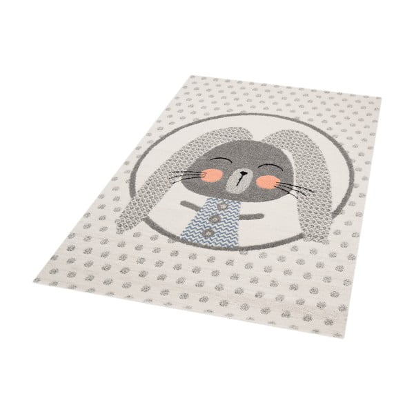 Bēšs bērnu paklājs ar pelēkām detaļām Zala Living Rabbit, 120 x 170 cm-image-2