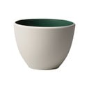 Balta un zaļa porcelāna krūze Villeroy & Boch Uni, 450 ml