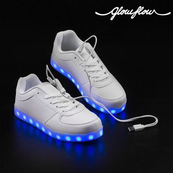 Balti LED InnovaGoods GlowFlow apavi, 40. izmērs