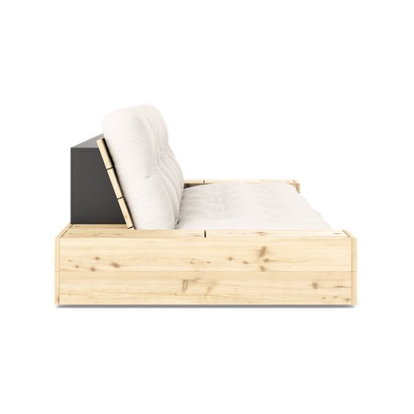 Krēmkrāsas izvelkamais dīvāns 244 cm Base – Karup Design-image-3