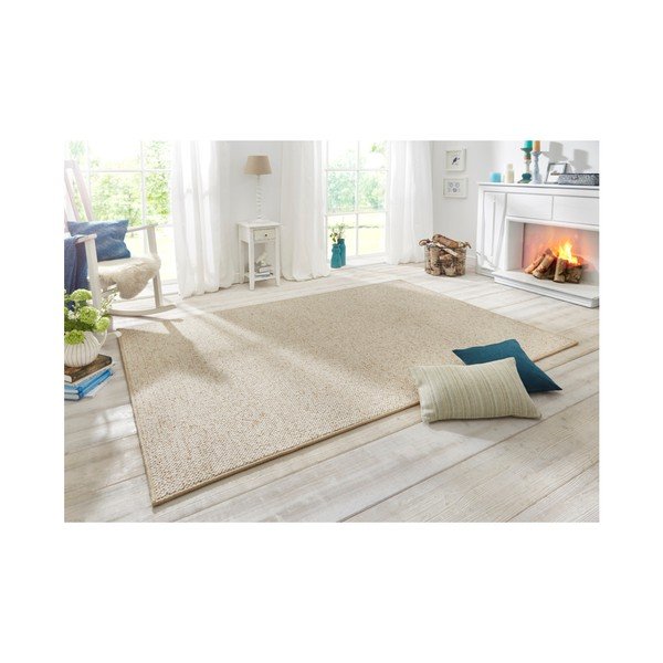 Krēmkrāsas paklājs BT Carpet Wolly, 60 x 90 cm-image-1