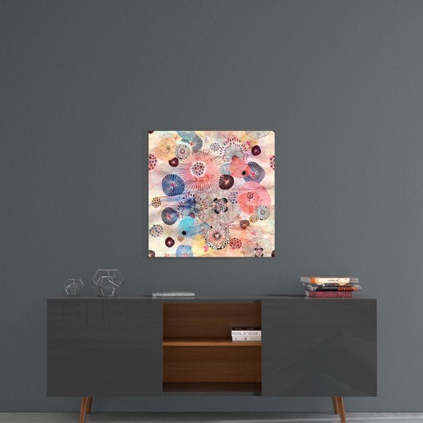 Stikla glezna Insigne Alternative Flowers, 40 x 40 cm-image-1