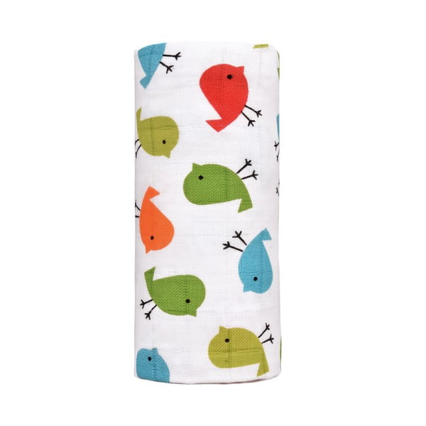 Bērnu dvielis T-TOMI Birds, 120 x 120 cm