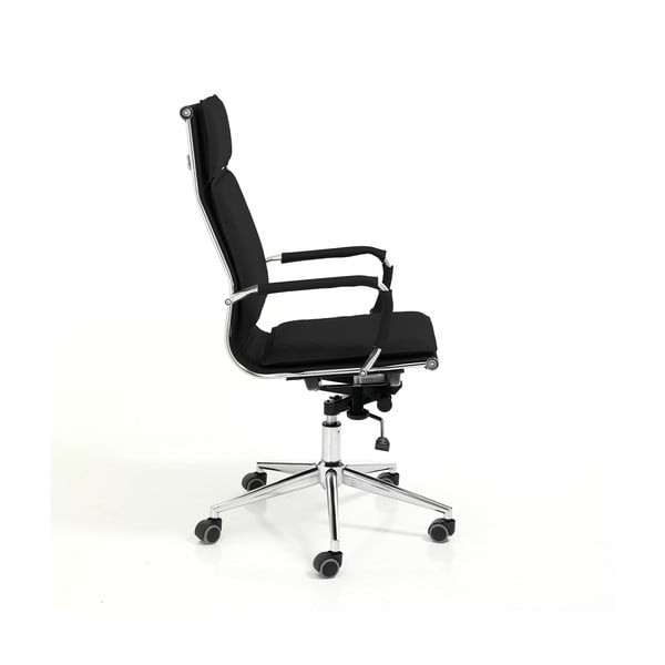 Melns mākslīgās ādas biroja krēsls Premier – Tomasucci-image-3