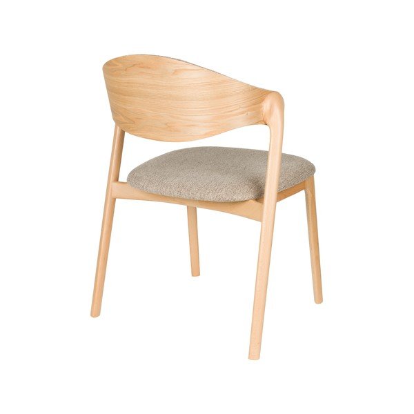 Pelēkbēšs polsterēts pusdienu krēsls Babington – Dutchbone-image-4