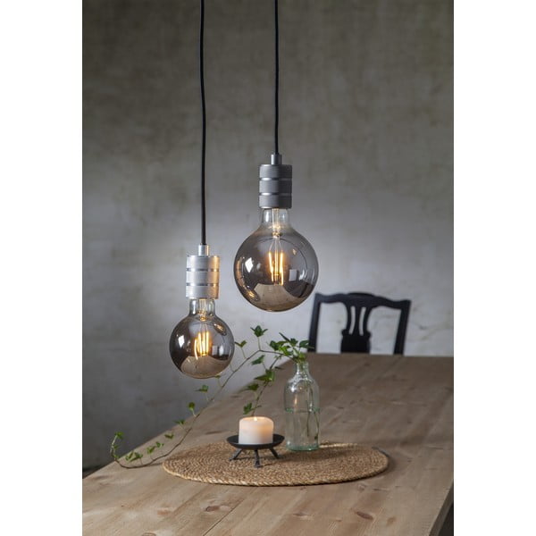 Siltas krāsas LED spuldze ar E27 spuldžu ietveri, 2 W Plain Smoke – Star Trading-image-3