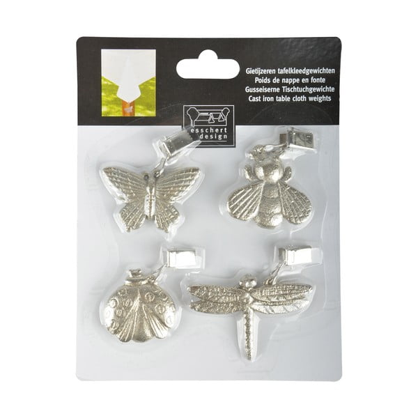 8 galdautu komplekti ar atsvariem Esschert Design Garden-image-4