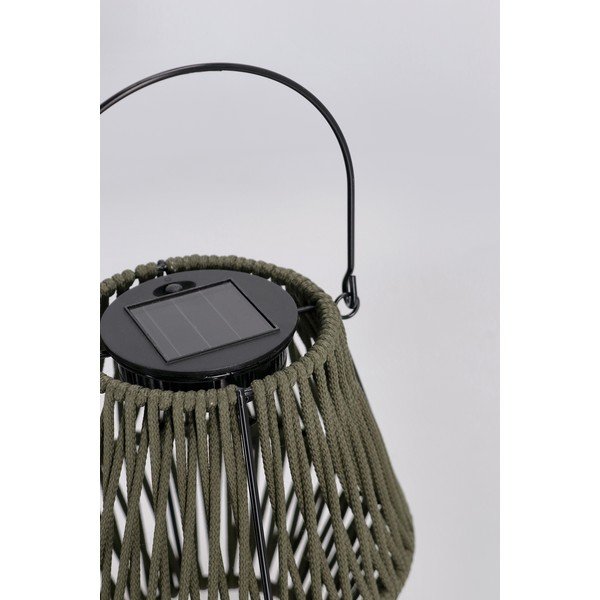 Haki LED laterna ar saules baterijām (augstums 17 cm) Juny – Yes Everyday-image-2