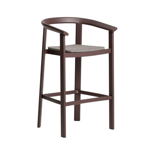 Brūns masīvkoka dārza bāra krēsls Erice – Kave Home