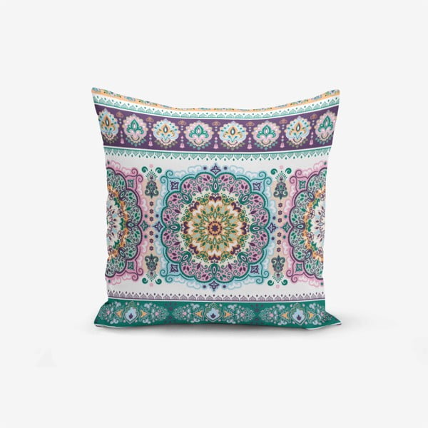 Spilvendrāna Minimalist Cushion Covers Ethnic Geometric, 45 x 45 cm
