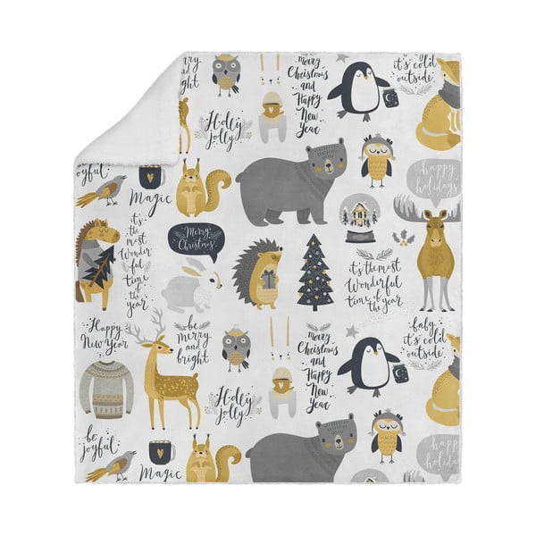 Balta bērnu sega 120x180 cm – Oyo home